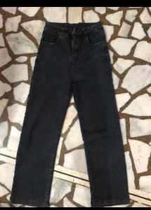 Wide Leg Black Jeans