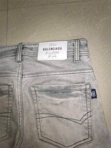 Balenciaga Gray Wash Jeans