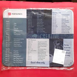 Portronics Comfipad 3 Mouse Pad with Shortcuts Key