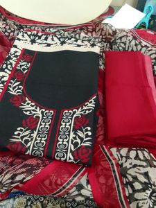 Varsh And Grey Synthetic Dress Material