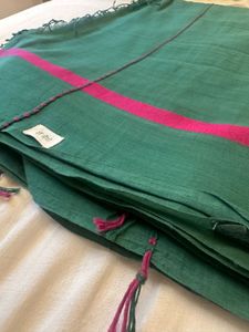 Raw Mango Designer Green Saree