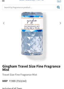 Bath &amp; Body Works Gingham Mist