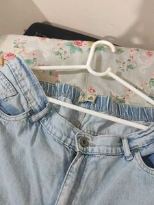 Wide Leg Denim Jeans