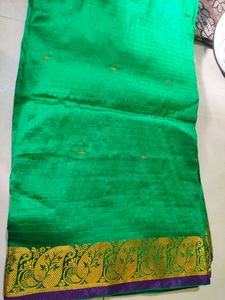 Elegant Green Polysilk Saree - Limited Offer!