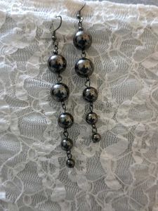 Black Pearl Earrings