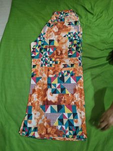 Geometric Print Cotton Plazzo