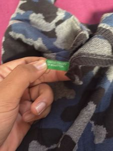 Camouflage Print Sweatshirt