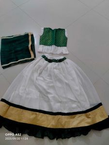 Girls' Ethnic Lehenga Choli Set