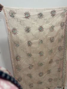 Elegant Embroidered Kurta pajama and dupatta setti