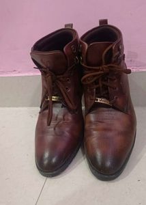 Vellinto Dust-off Synthetic Leather Boots For Men