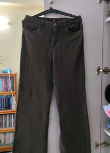 Olive Green Wide Leg Pant
