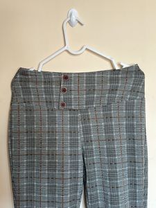 Skinny Chequered Pants