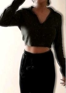 Zara Green Knit Top