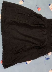 Black Eyelet Sun Dress