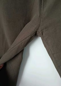 Floral Embroidered Capri Pants