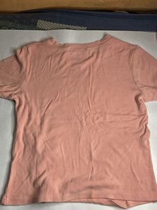 peach T-shirt
