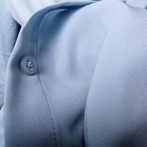 Blue Light Long Blouse