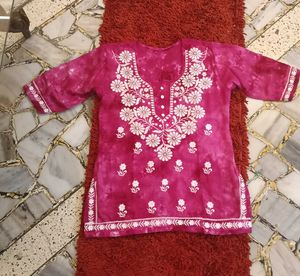 Embroidery Short Kurti