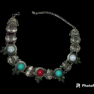 OXIDISED CHOKER