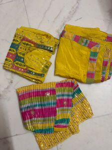 Yellow Embroidered suit