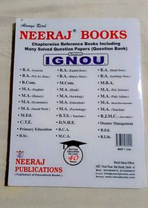 Combo of 2 Ignou Books