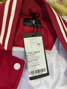 Red Varsity Style Jacket