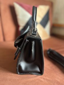 Matte Black Handbag For Women