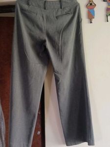 Elegant Grey Trousers Bell Bottom Style