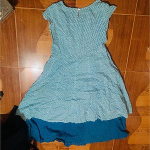 Striped Blue Dress
