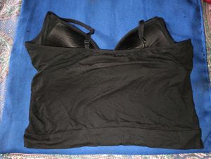 Black Bra Top With V neck design
