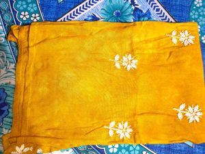 Yellow Embroidered Kurta