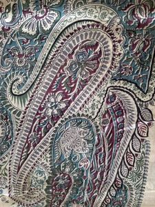 Pure silk printed Paisley Saree