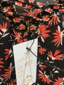 Floral Cold Shoulder Top