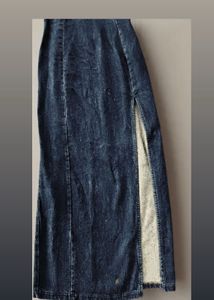 Zara Denim Lycra maxi dress