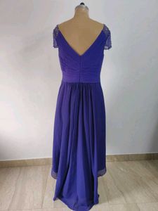 Elegant Purple Midi Dress