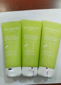 Dot & Key Cica Calming Face Wash total 3 pieces