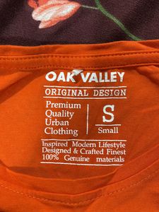 OAK VALLEY:- Orange T-shirt (1-2 Time Used)