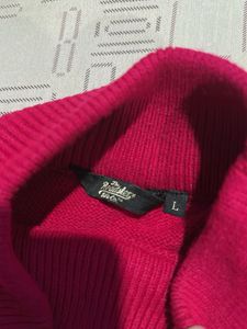 Hot Pink Pullover .. New Wore Only Once