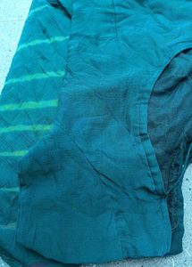 Green Chiffon Laheriya Saree