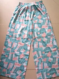 Patterned Tie-Front Shirt Dress