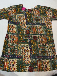 Brand New Multicoloured Short Kurti