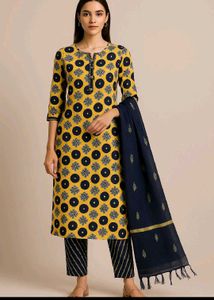Boutique Kurta Pant Suit With Stone Work N Dupatta
