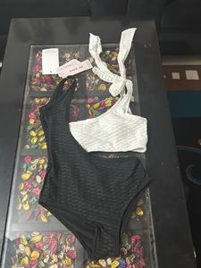 LuLLU &amp; SKY Textured Cut Swim-suit
