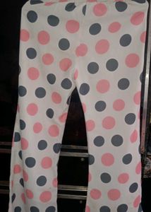 Polka Dot Flare Leg Pants