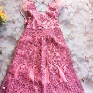 Partywear Net Gown For Kids