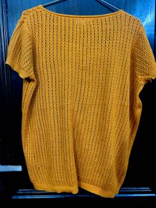Mustard Knit Top