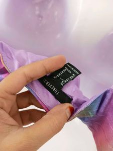 Iridescent Halter Crop Top