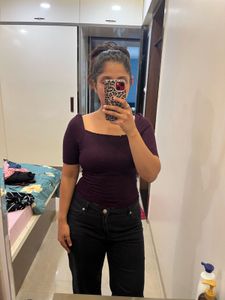 Stylish Purple Top
