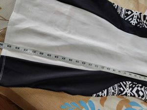 Black and White Patterned Dress