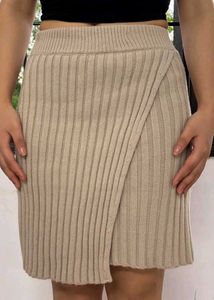 Knit Ballerina Warp Skirt